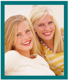 photo of young women smiling